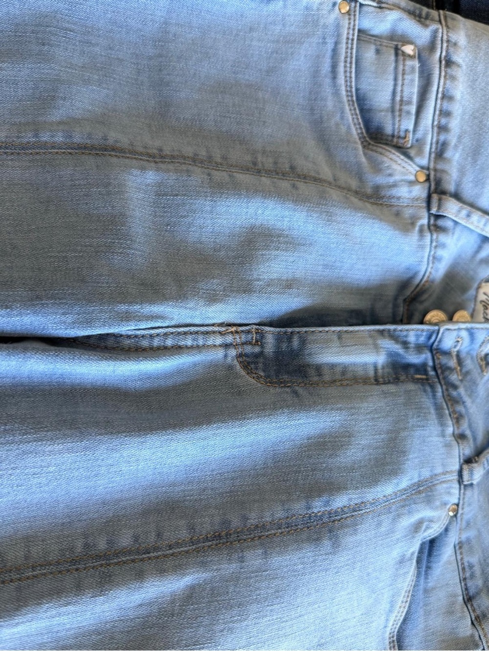 Machine Light Blue Flare Jeans - Picture 7 of 8